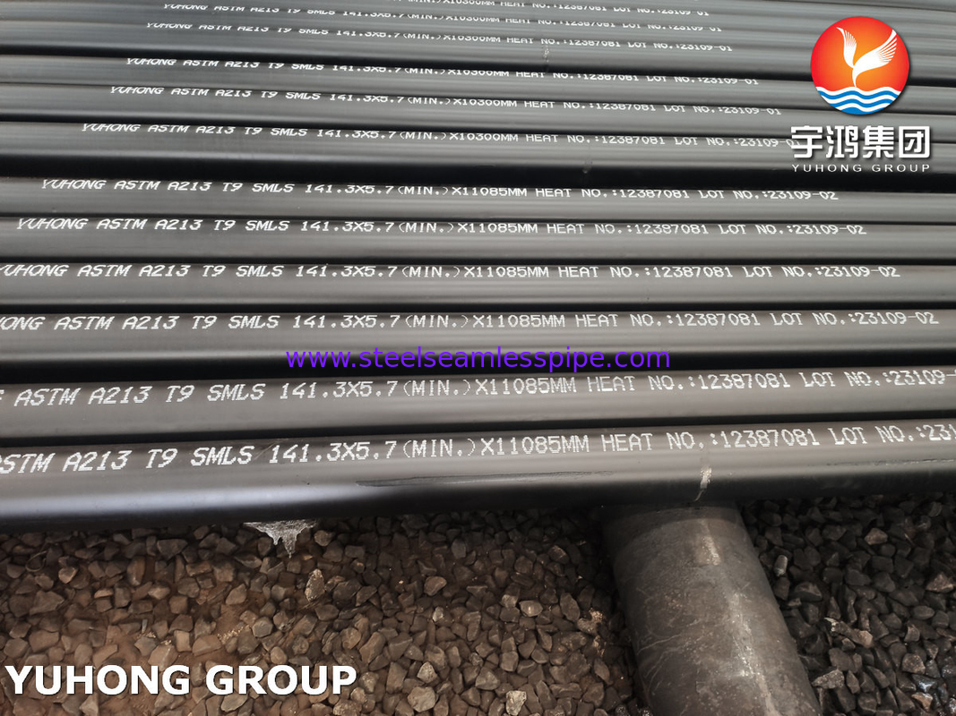 ASME SA213 T9 T11 T22 T91 أنبوب بلا خيوط من الفولاذ اللاسلكي للأنابيب الموقدة