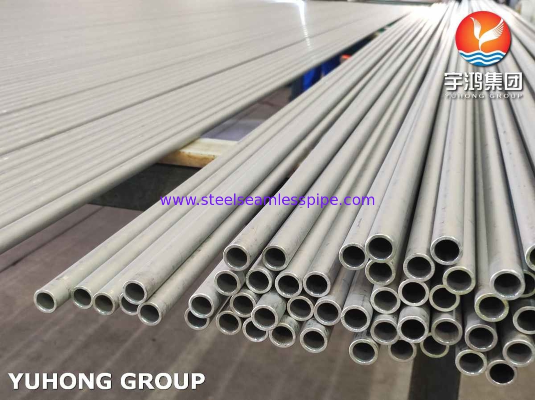 أنبوب مبادل الحرارة من الفولاذ المقاوم للصدأ ASME SA213 TP316L 100% ET و HT التطبيقات البتروكيماوية