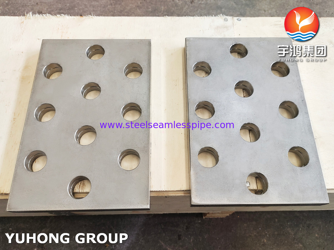 ASTM A240 الفولاذ المقاوم للصدأ 304 صفيحة أنبوب مربع لوحة محاذية للمبادل الحراري