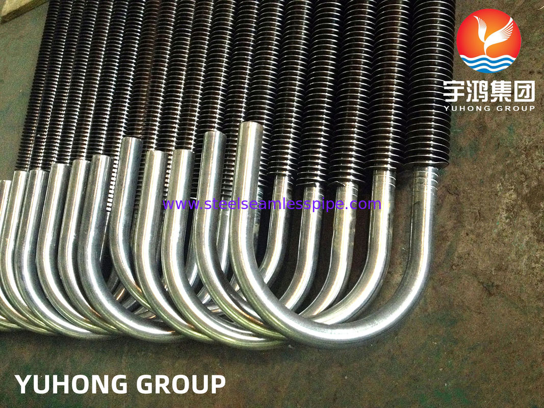 ASTM A179 AL أنبوب U المطحون بالفين لمبادل الحرارة المقاوم للتآكل والأبعاد القابلة للتخصيص