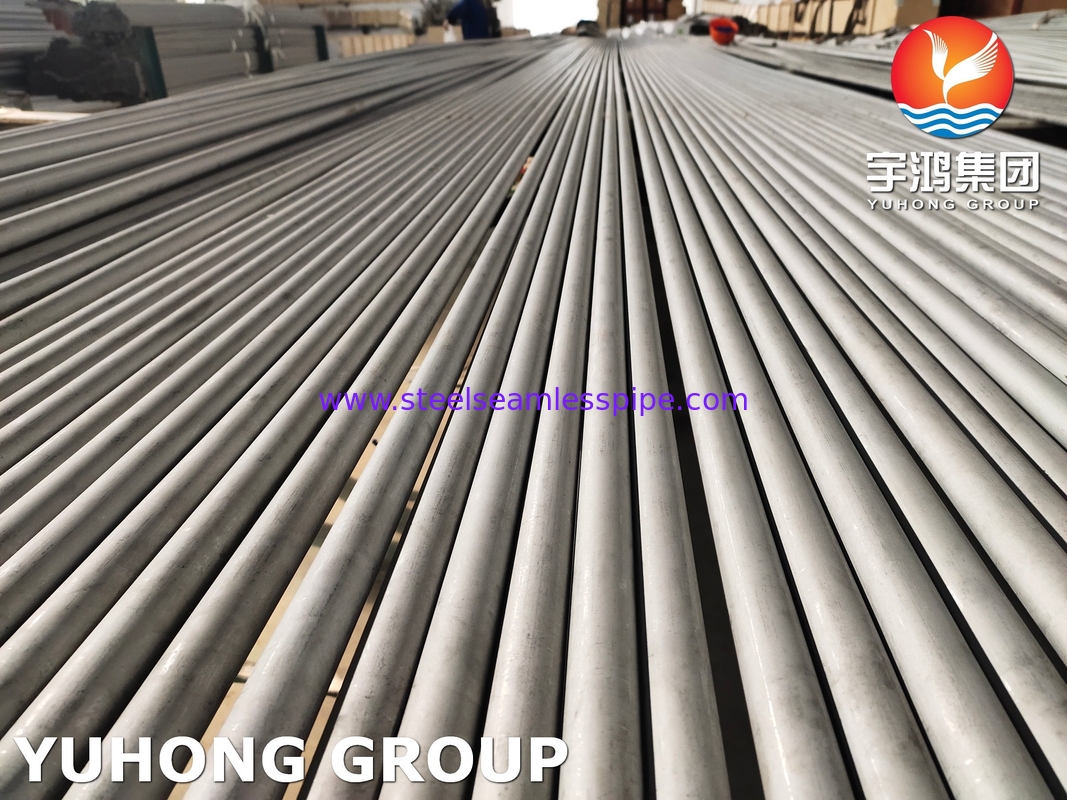 ASME SA789 S32205 19.05x2.11x6100MM الصلب المزدوج أنبوب غير منسجم مبادلة الحرارة المبرد الهواء مكثف تبخر