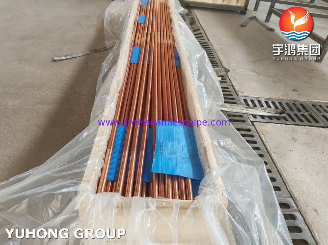 أنبوب ASTM B111 C12200 سبيكة النحاس المنخفض للنفط والغاز