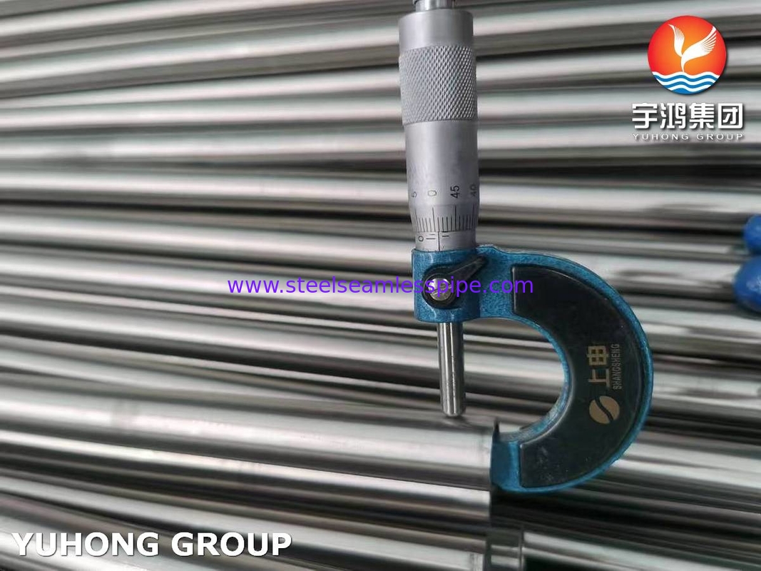ASTM A249 TP316L BA الأنبوب المطاوئ من الفولاذ المقاوم للصدأ للغلادة ومبادل الحرارة
