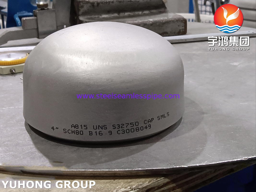 ASTM A815 SAF2507 / UNS S32750 سوبر دوبلكس فولاذية غطاء B16.9 BW