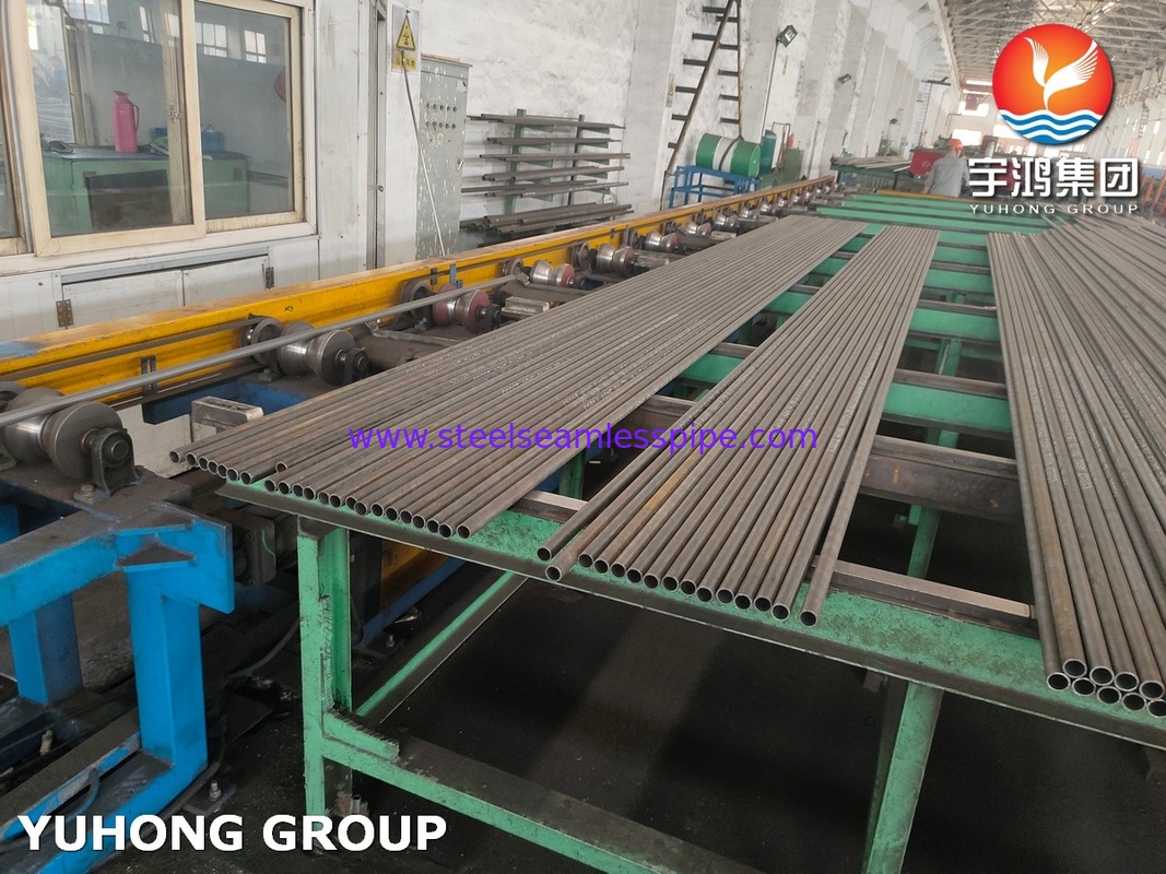 ASME SA179 KCS أنبوب بلا خيوط من الفولاذ الكربوني لمبادلات الحرارة HIC SSC اختبار
