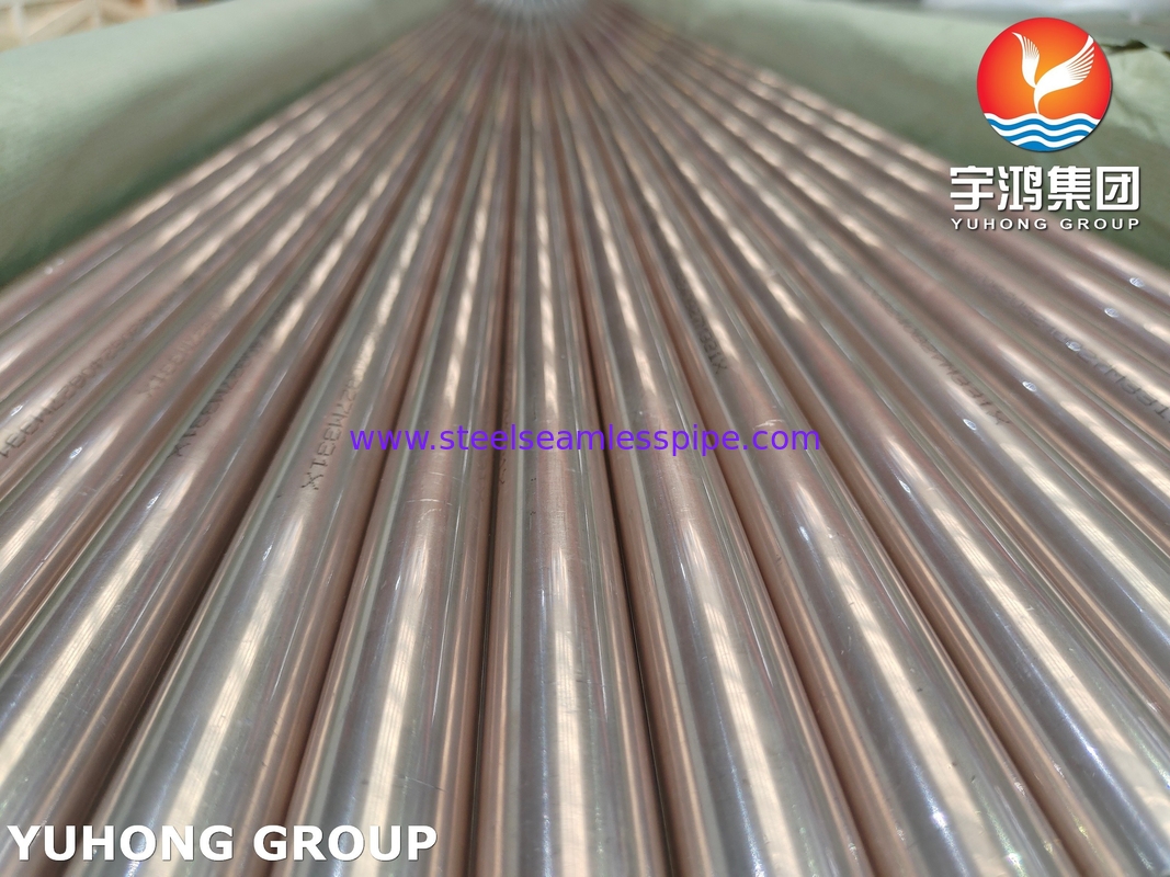 ASTM B111 C70600 النحاس النيكل 90/10 الأنابيب السلسة لأنظمة تحلية المياه