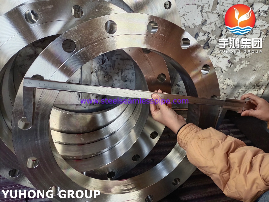 ASTM A182 F904L / UNS N08904 الفولاذ المقاوم للصدأ الزحف على الشريط B16.5 SORF الشريط