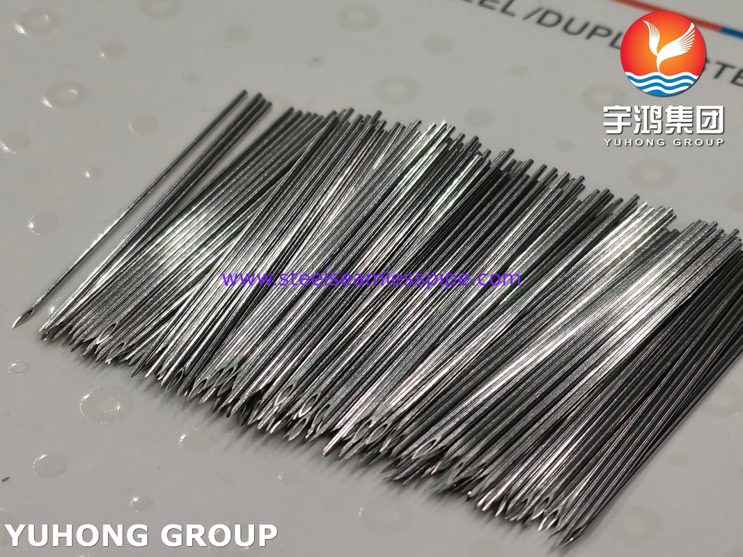 24G إبرة حقن طبية ، 0.55 * 32MM ، حافة الحاجز أنبوب إبرة الفولاذ المقاوم للصدأ ISO9626