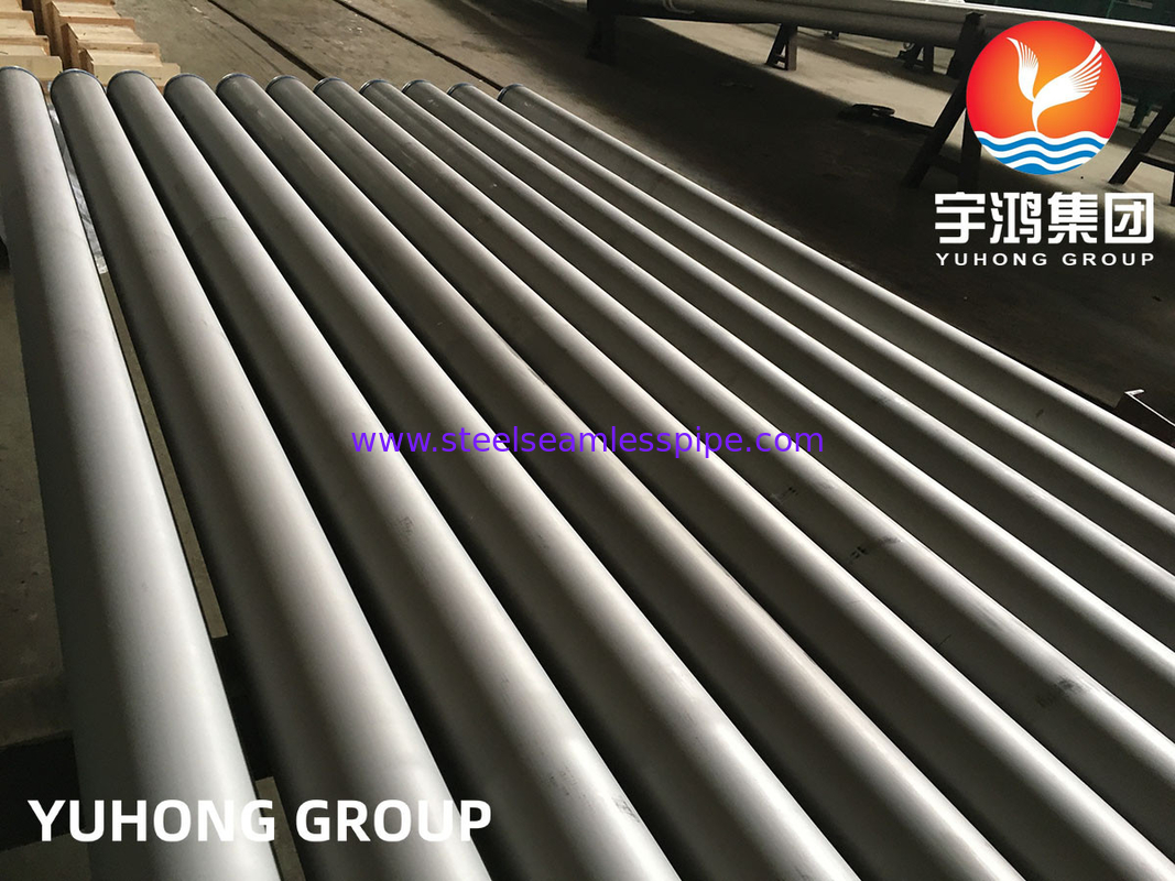 ASTM A312 TP347H خيار الأنابيب الخام من الفولاذ المقاوم للصدأ للحرارة العالية والخدمة التآكلية