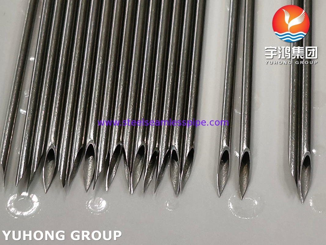 إبرة بيطرية ، 16G أنبوب إبرة الفولاذ المقاوم للصدأ للاستخدام البيطري ، نقطة محاورية ثلاثية