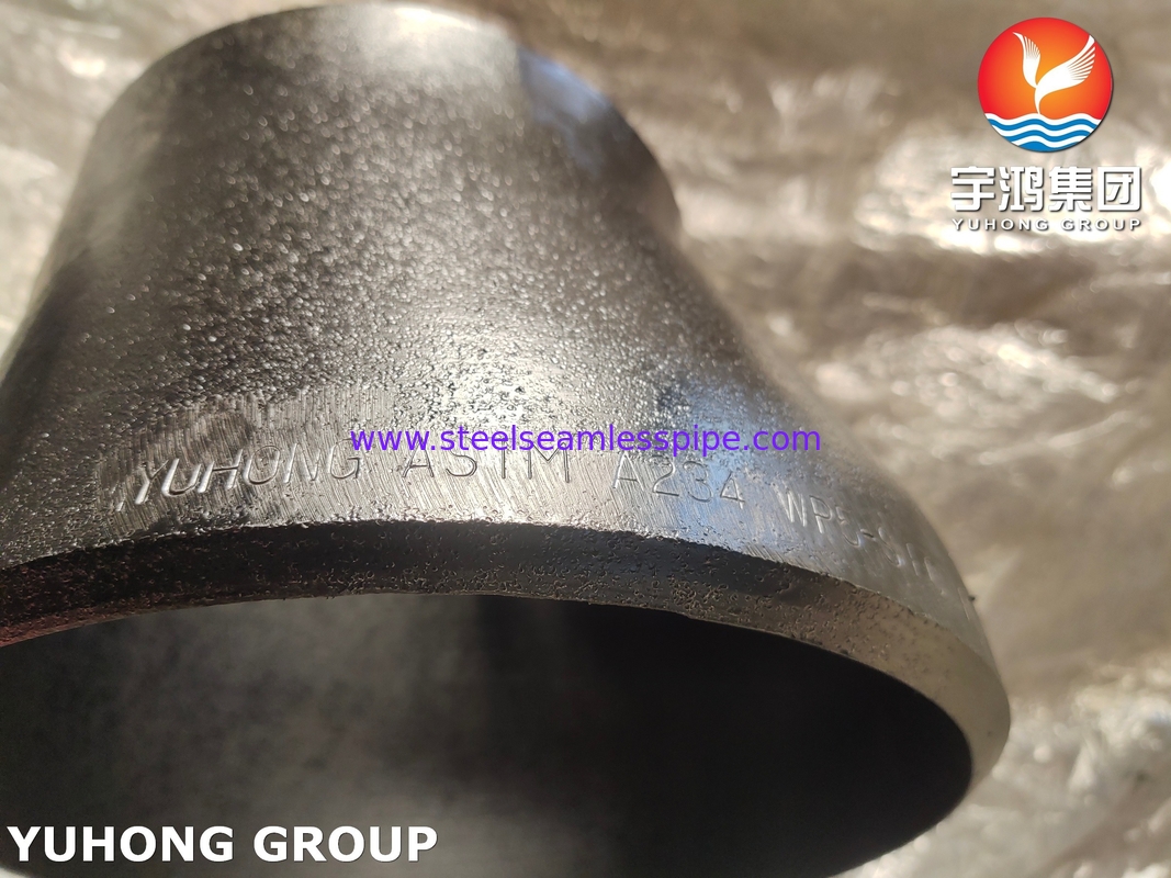 ASTM A234 WP5-S فولاذ الكربون التركيب الحدس المركزي بدون مسام للاتصال بالأنابيب