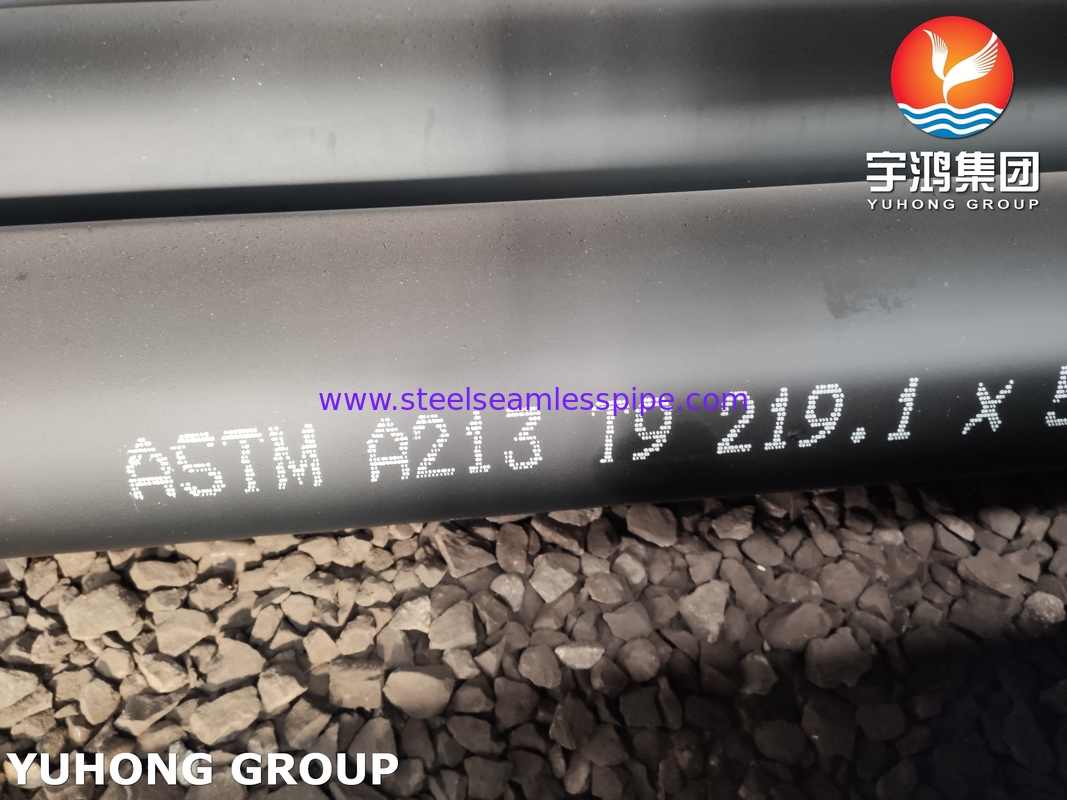 ASME SA213 / ASTM A213 T9 أنبوب الفولاذ سبيكة لدرجة حرارة عالية ومتبادل الحرارة