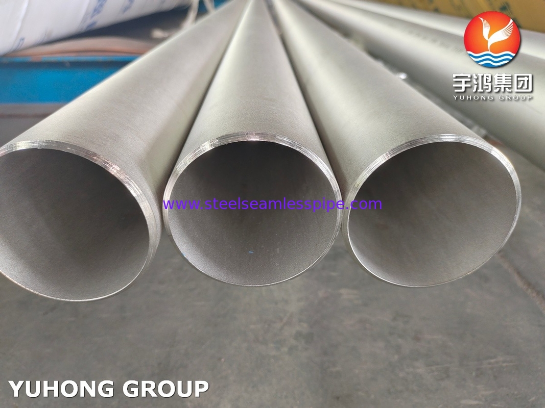 ASTM A312 TP321 أنابيب بلا خيوط من الفولاذ المقاوم للصدأ المخلل والمصقول لصناعة الغاز النفطي والصناعة الكيميائية