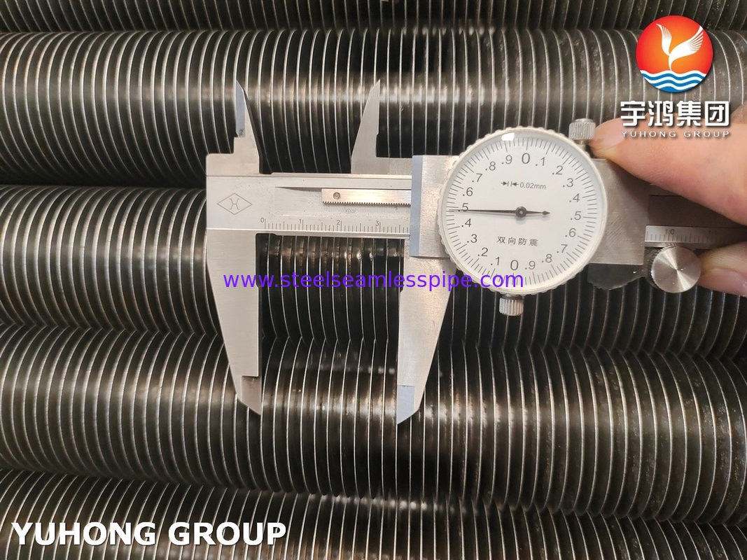 ASME SA179 الألومنيوم 1060 الأنبوب المدمج للشفرة من النوع G للضغط المكثف ، نظام التبريد