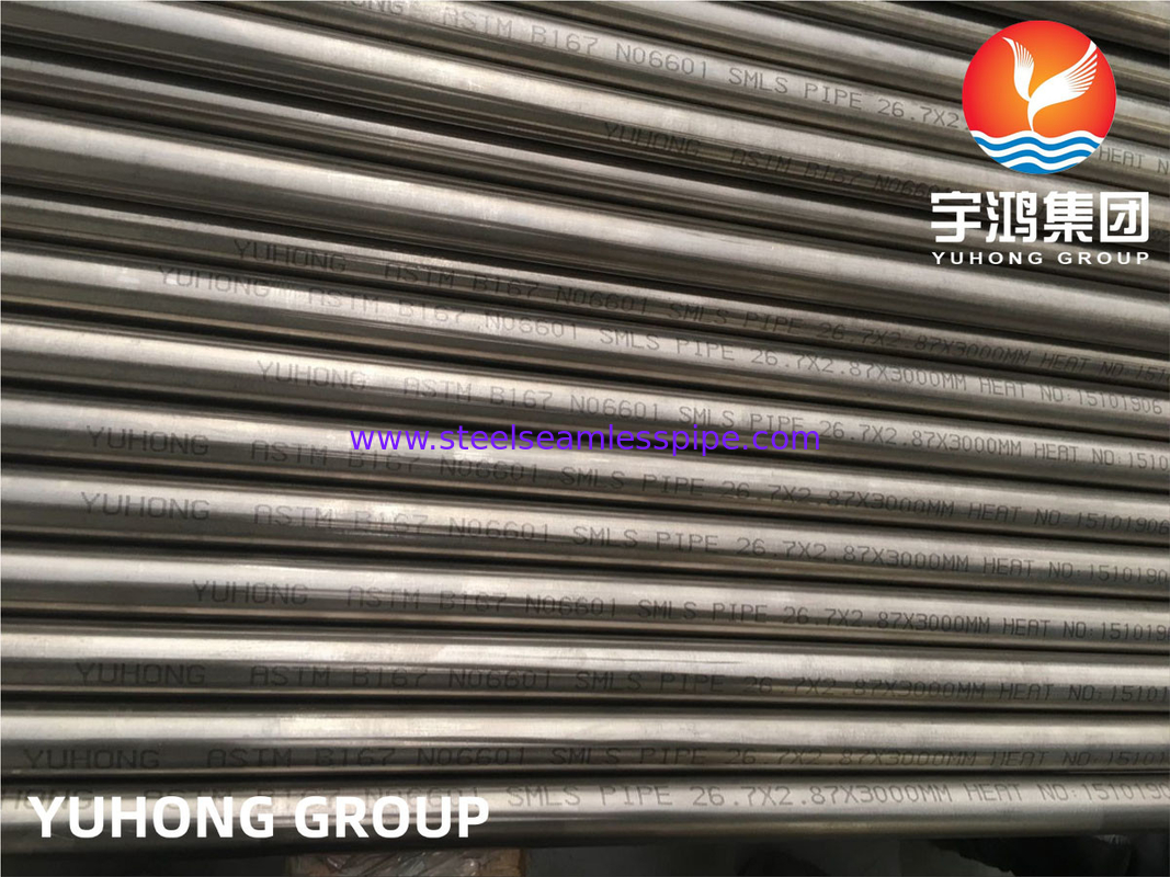 ASTM B167 Inconel 690 N06690 أنابيب بلا خيوط لنقل حرارة مولد البخار