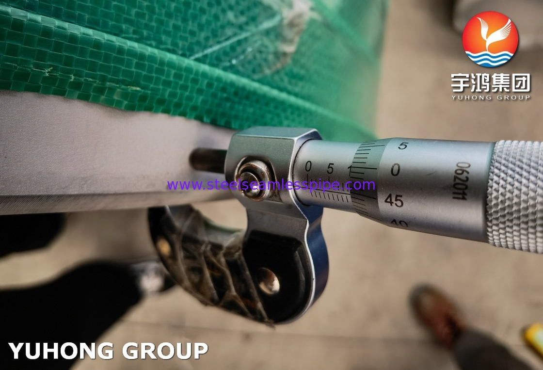 ASTM A358 / ASME SA358 TP316L الأنبوب المطاوئ من الفولاذ المقاوم للصدأ المخلل والمحترق لغاز النفط الكيميائي