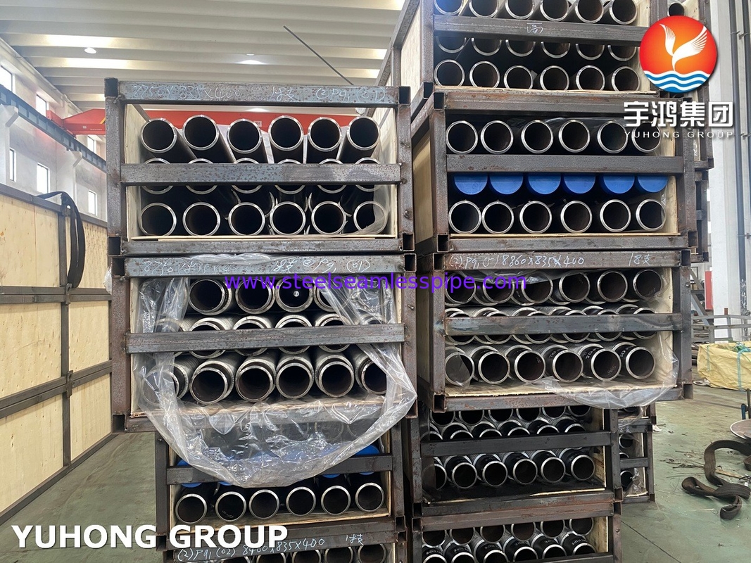 الصلب اللاصق ASME SA335 P91 أنبوب اللوحة السلسة عالية التردد للدفء