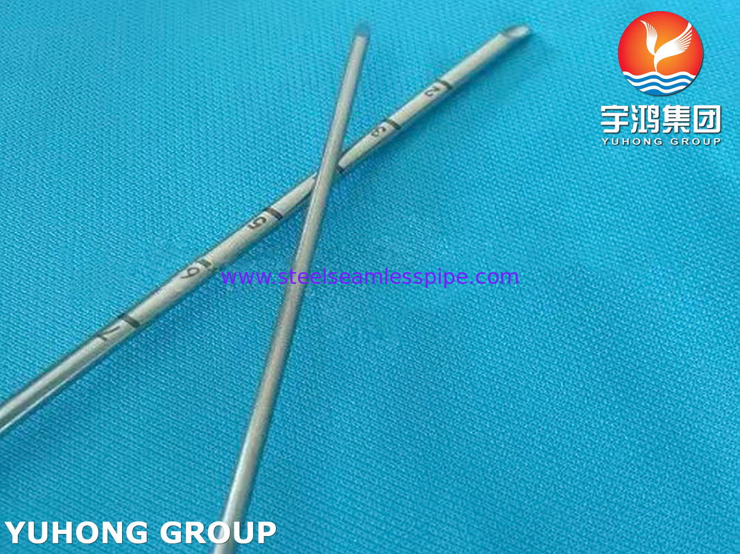 SUS304 ISO9626 20G أنبوب الإبرة من الفولاذ المقاوم للصدأ لعملية استخراج عينات الأنسجة 0.9 * 0.15MM