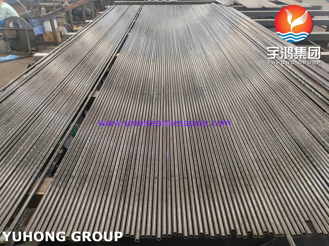 ASTM A213 T5 K41545 أنبوب فولاذي من سبيكة الكروم الموليبدينوم للجهاز المستخدم في مبادلات الحرارة