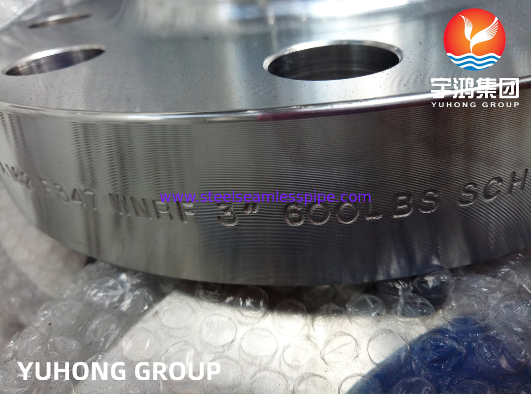 ASTM A182 ASME SA182 F347L الحامدة الرقبة RF الشريحة المسامرة للخلايا فوق الحرجة