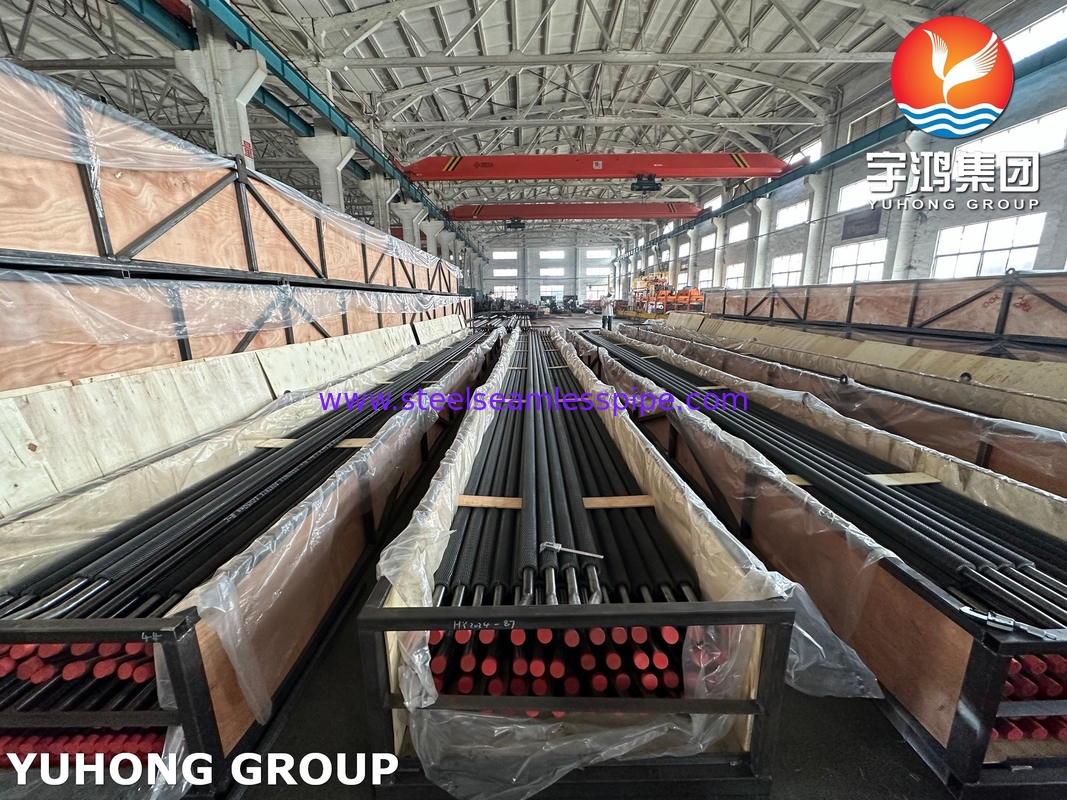 ASTM A213 T11 الأنبوب السلس من الفولاذ اللاصق HFW الأنبوب ذو الزعانف المتدلية للنفط والمصافي