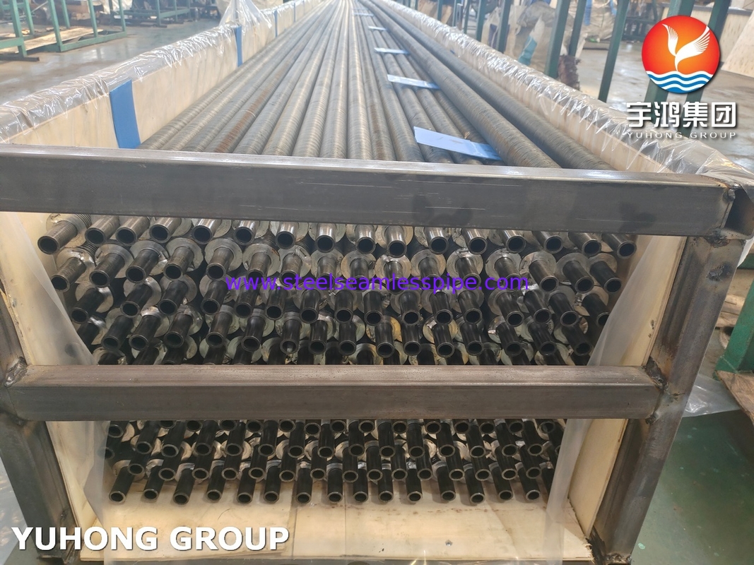 أنبوب زعانف مدمج من الصلب الكربوني ASTM A179 من النوع G لمبرد الهواء