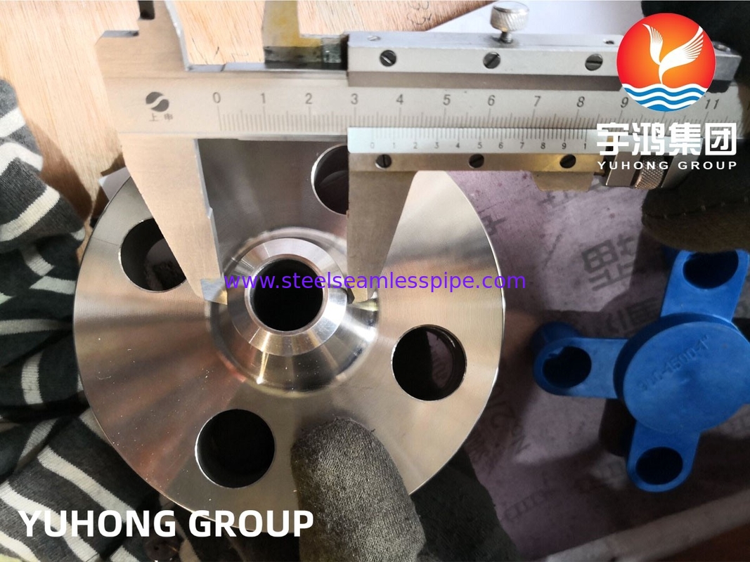 الـ Inconel 600 (السبائك 600 ، UNS N06600) الـ Nickel Alloy Flange ، ASTM B564 / ASME SA564 ، الوجه المرتفع ذو الرقبة الحامدة (WNRF)