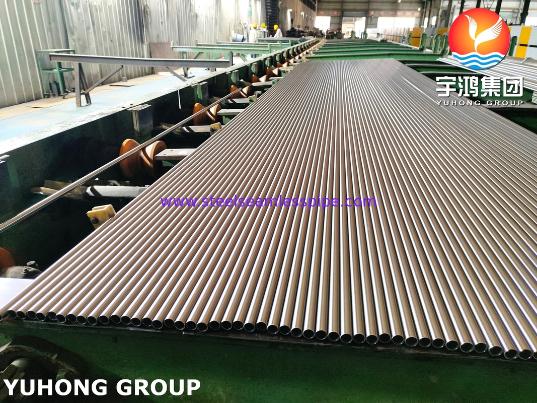 A268 TP410 أنبوب بلا خيوط من الفولاذ المقاوم للصدأ المارتنسيتي ، لإعادة التدفئة في محطات توليد الطاقة الحرارية