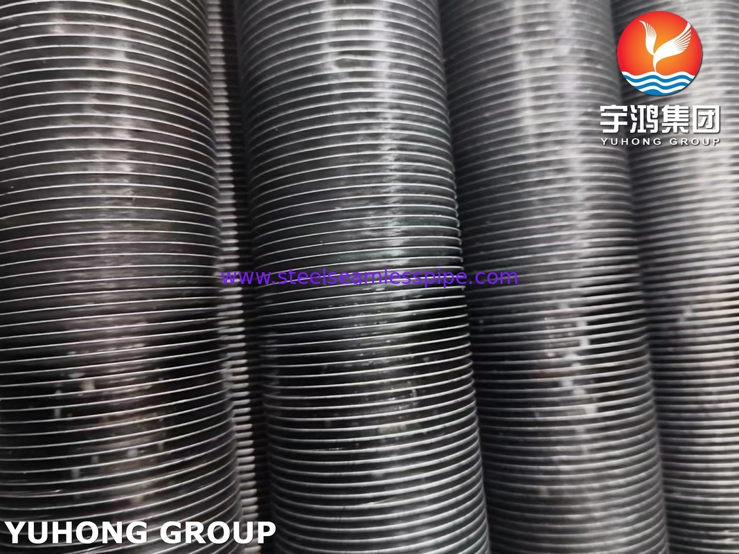 ASME SA179 أنبوب الفولاذ الكربوني بدون خيوط من النوع L مع 1060 ألومنيوم فين