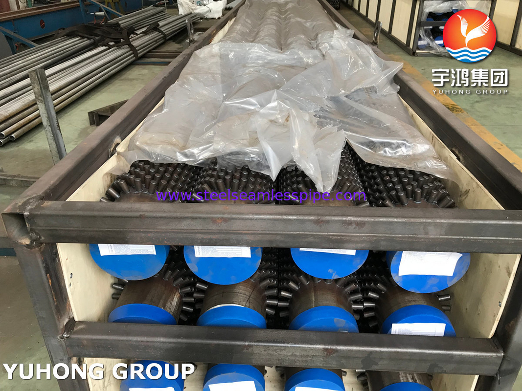 أنبوب فولاذي سبائكي غير ملحوم ASTM A335 P9، أنبوب زعانف مسمار، لتطبيق أنبوب الفرن