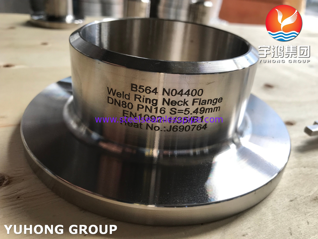 N04400 WNRF Flanges ASTM B564 متوافقة الأداء العالي المقاومة للتآكل