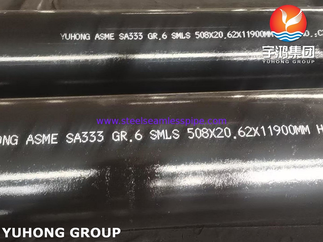 ASME SA333 الصف 6 أنابيب الفولاذ الكربوني السلسة للخدمة في درجات الحرارة المنخفضة مع صلابة الحصة المطلوبة