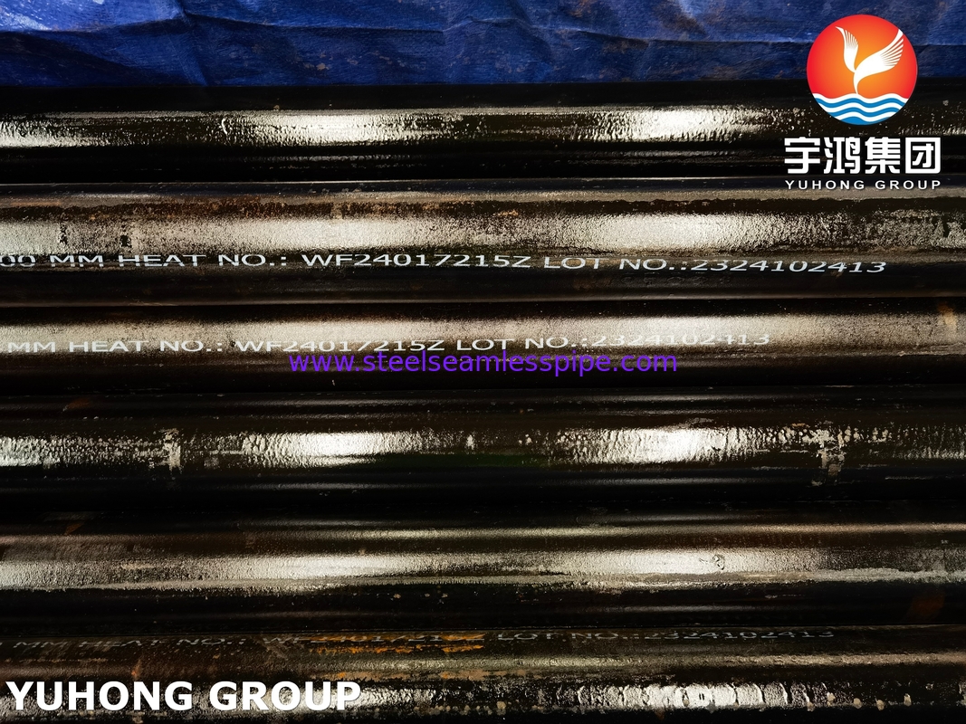 ASME SA335 P22 1.25Cr-0.5Mo أنابيب فولاذية سبائكية حديدية غير ملحومة لغلايات محطات الطاقة