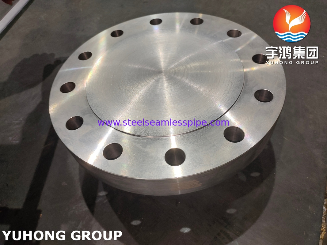 ASME SA350 LF2 Class 1 شفة غطاء فوهة من الفولاذ الكربوني المطروق لأنظمة الأنابيب
