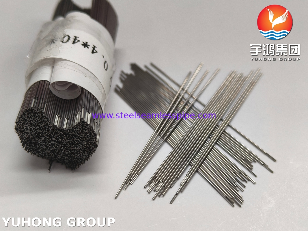 أنبوب إبرة الري SUS304 لعلاج قناة الجذر، طرف مشقوق نصف مقطوع، 27G