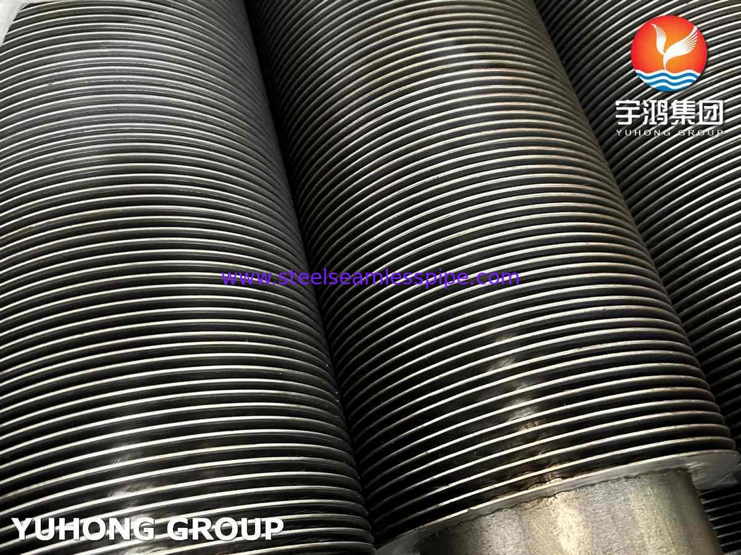 ASTM A335 P22 Alloy-Steel Pipe With AS Fin Material HFW Solid Fin Tube, High-Temperature Service