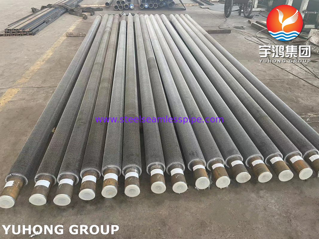 ASTM A335 P9 Serrated Fin Tube With CS Fin For HSRG System and Superheater