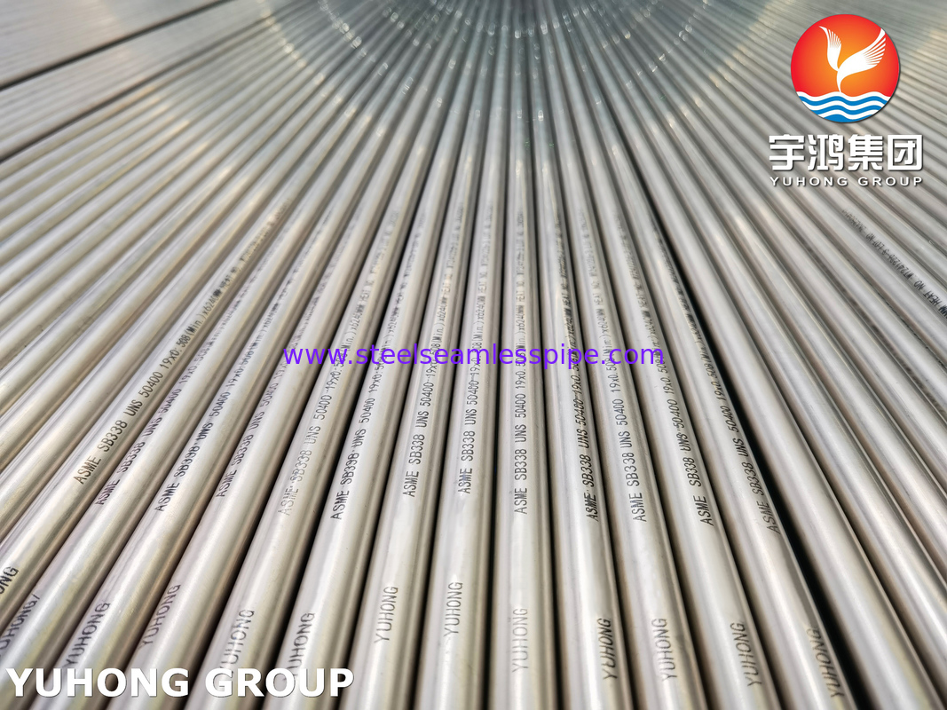 ASME SB338 GR.2 R50400 Titanium Steel Seamless Tube For Nuclear Reactors and Condensers