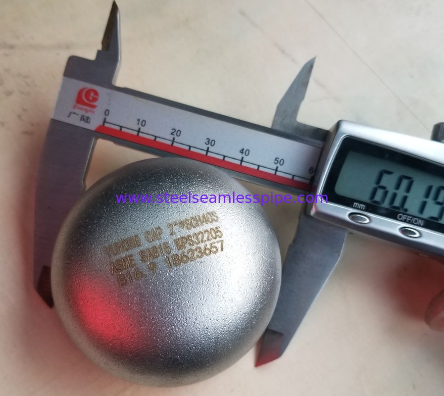 غطاء نهاية ASTM A815 UNS S32205 2205 ثنائي الصلب المقاوم للصدأ