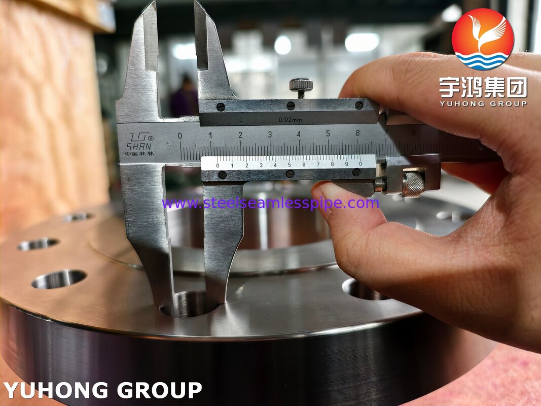 ASTM B564 N04400 Monel 400 سبائك النيكل الفولاذية المشكلة بالحدادة شفة عمياء ذات وجه مرتفع