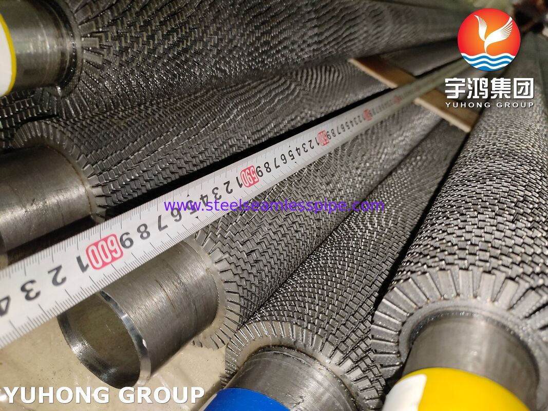 أنابيب مقطوعة ذات أجنحة مقطوعة. أنابيب ذات أجنحة مقطوعة عالية التردد. أنابيب T22 الأساسية وأجنحة CS لـ HRSG / الغلاية