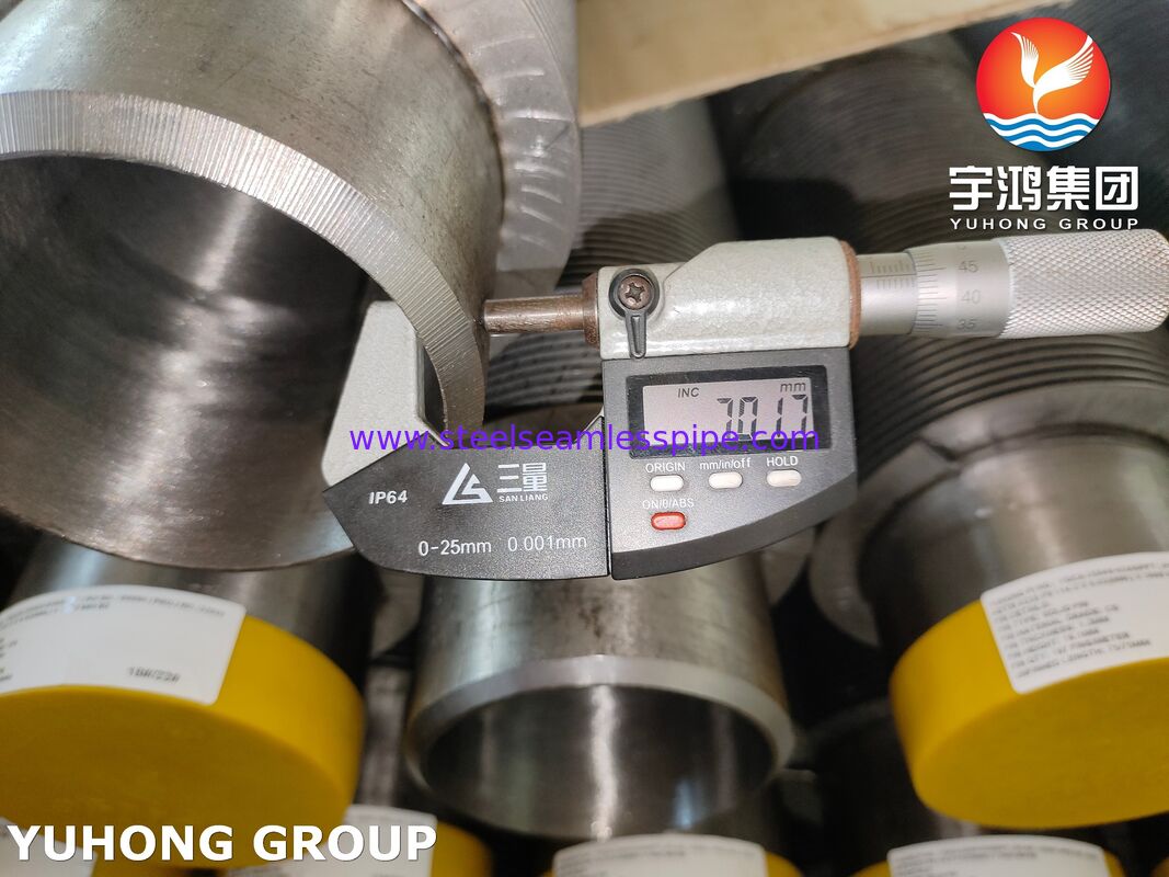 أنابيب HFW ذات الأطراف لمتبادل الحرارة عالية درجة الحرارة