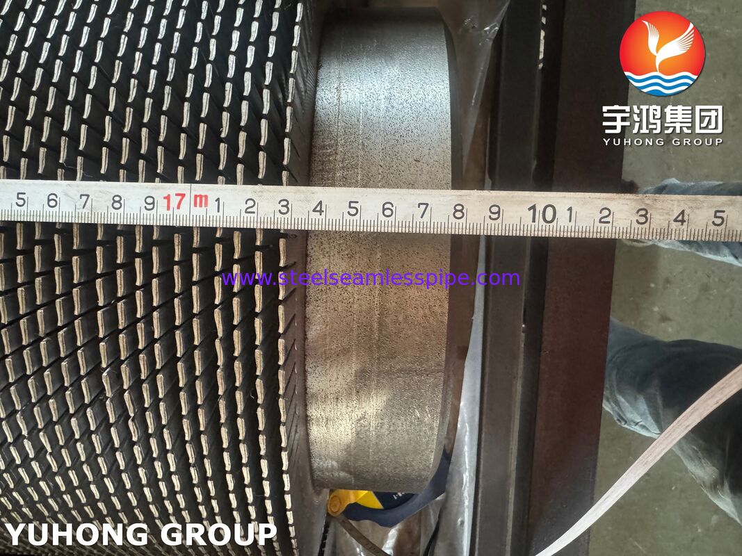 A335 P22 أنابيب ذات أجنحة متسلسلة مع أجنحة CS لأنظمة HRSG واسترداد الحرارة