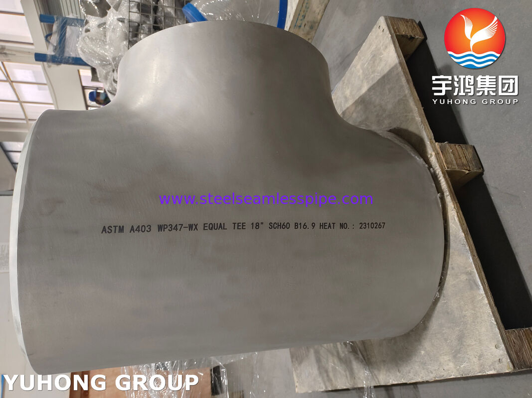 ASTM A403 WP347-WX أنابيب الفولاذ المقاوم للصدأ