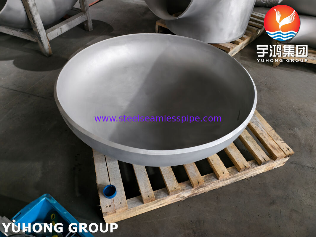 ASME SA403 / ASTM A403 WP304H الغطاء النهائي ASME B16.9 أدوات أنابيب الصلب المقاوم للصدأ