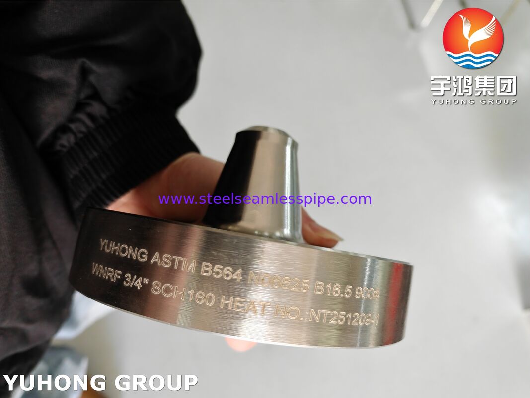 سبيكة النيكل 625 اللف ASTM B564 UNS N06625 Inconel 625 اللف الرقبة اللف WNRF