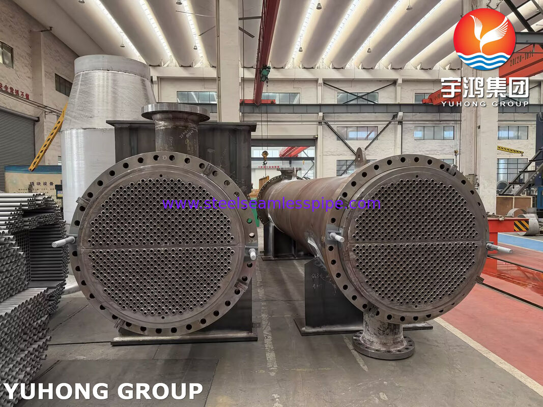ASME U Stamp TEMA مبادلة الحرارة من الفئة R لمصفاة هيدروجين المرحلة 1 Intercooler التفريغ