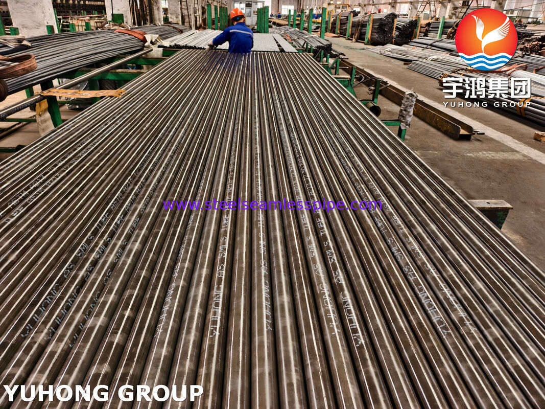 ASME SA213 T2 أنبوب سبائك غير ملحوم 0.5Cr-0.5Mo كروم مولي لمصنع سخان الغلايات