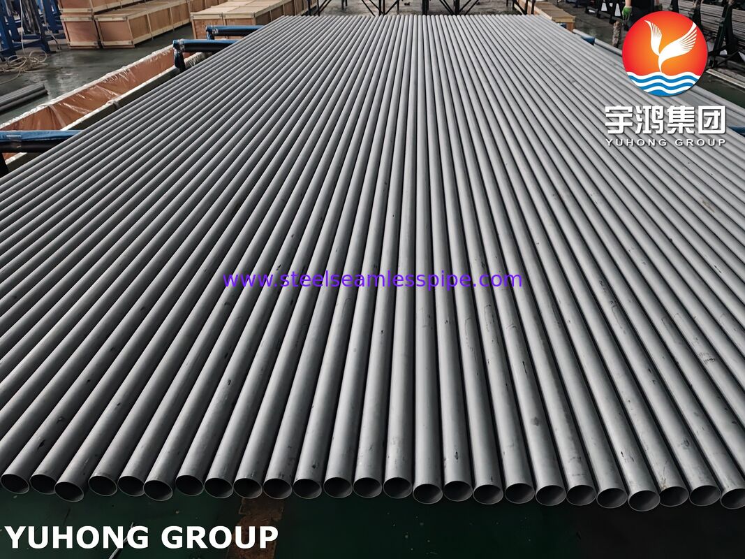 الفولاذ المقاوم للصدأ أنبوب غير ملحوم الفريت ASTM A268 TP405 TP409 TP410 TP430 TP403Ti تطبيق مبادل حراري صلب مخلل
