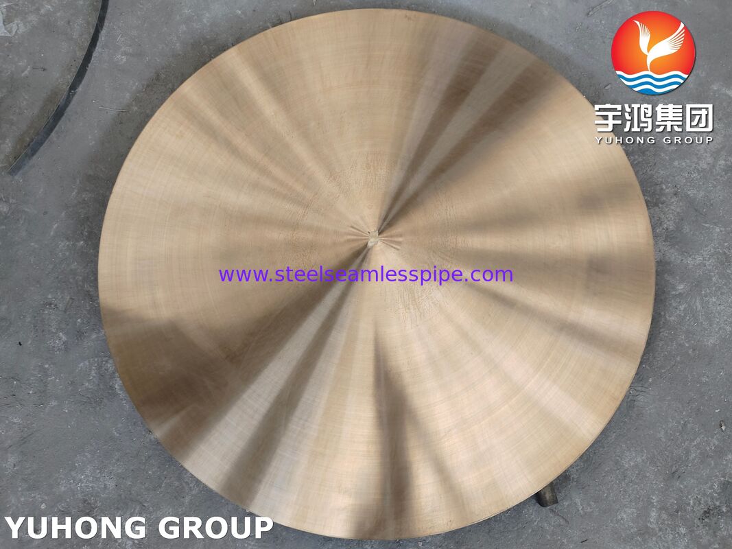 ASME SB171 UNS C46400 صفيحة نحاس بحرية مزورة دائرة فارغة